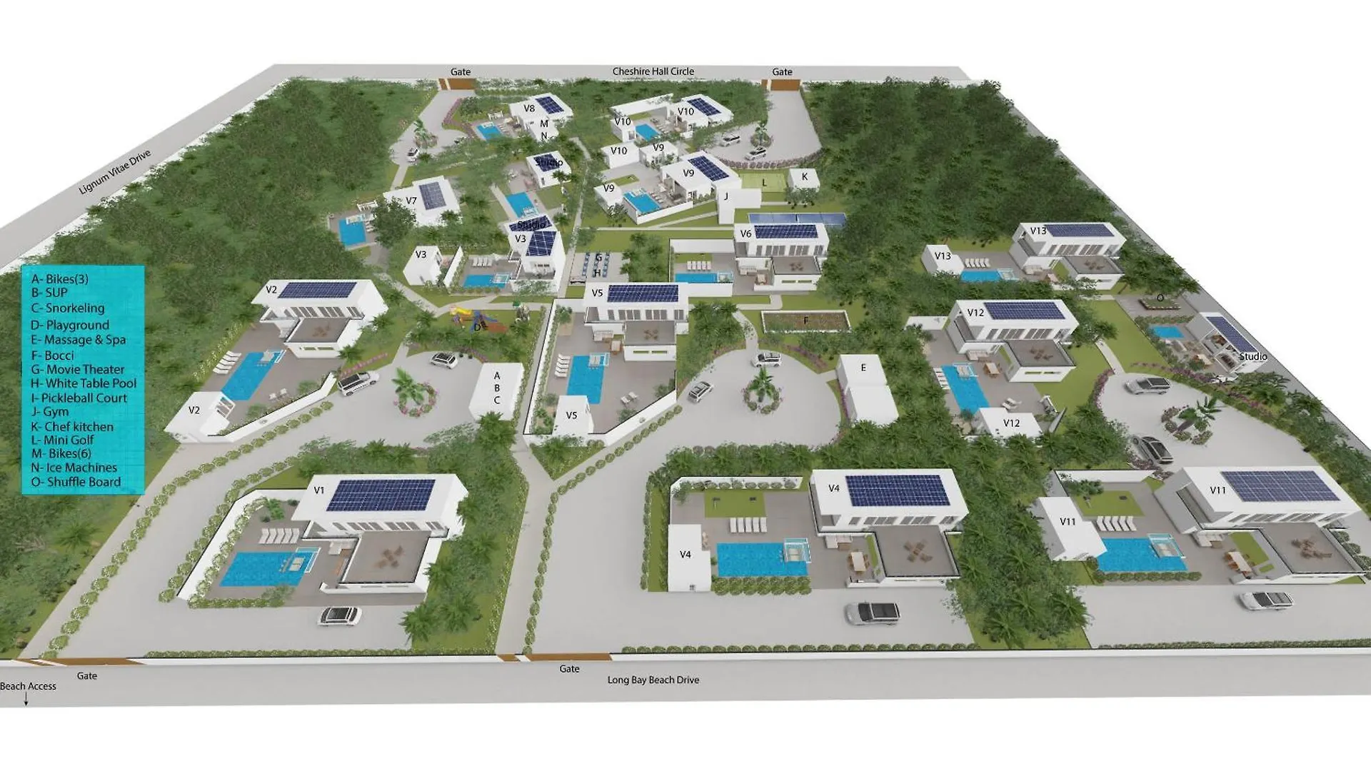 Top Recommended Private Vacation Villa With Pool, Beach Access, Resort Amenities - White Villas V9 Long Bay